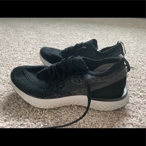 Black  Nike Epic React running shoes size 8